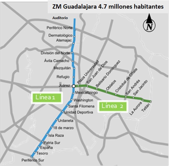 Ampliación Linea 1 Del Sistema De Tren Eléctrico Urbano De Guadalajara