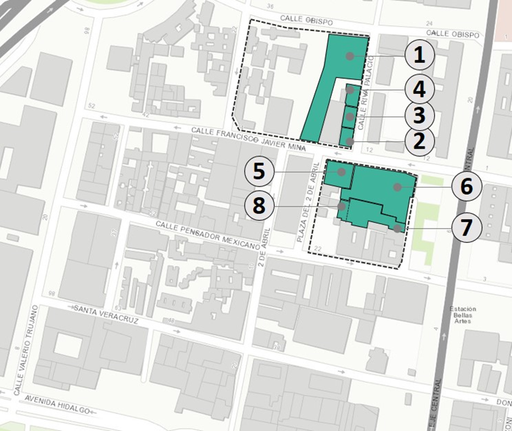 Adquisición de Predios Aledanios al Teatro Blanquita y al Proyecto La Mariscala, Ciudad de México